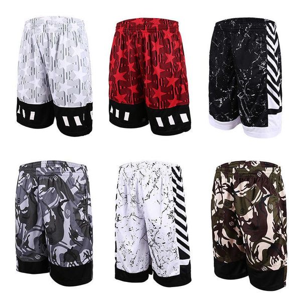 

men's shorts men clothing mens summer running sweat plus size printed beach short for gym, White;black