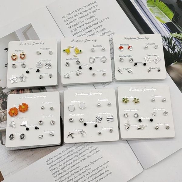 

pairs small earrings, female students, simple, lovely accessories, earrings store