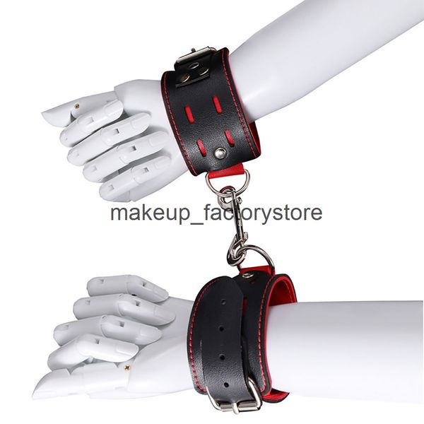 Массажные взрослые наручники наручники искусственная кожаные наручные наручники для наручников для секса BDSM Игрушки сдержанные секс-бондаж Игры для взрослых секс игрушки для пар