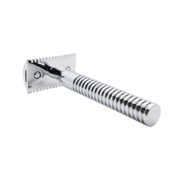 

yaqi chrome color brass heavy handle wet shaving razor