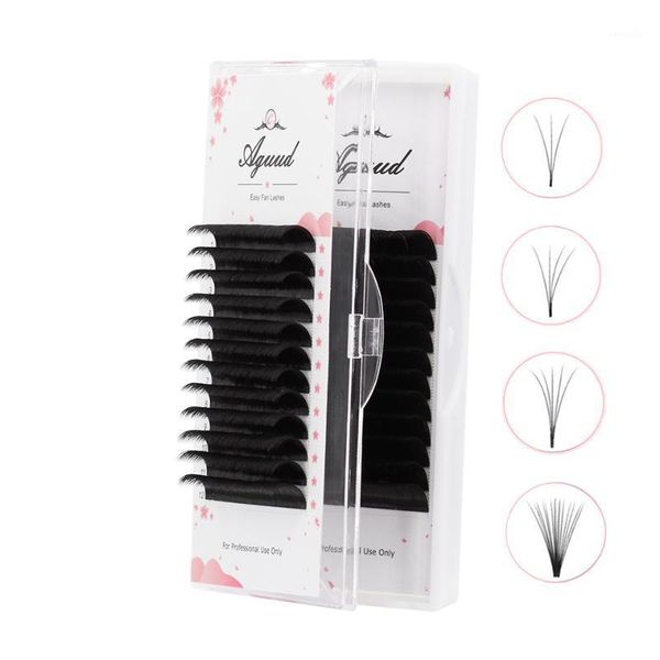 

easy fan lashes auto bloom individual eyelash extension c cc d dd faux mink multi volume lash extensions makeup lash1