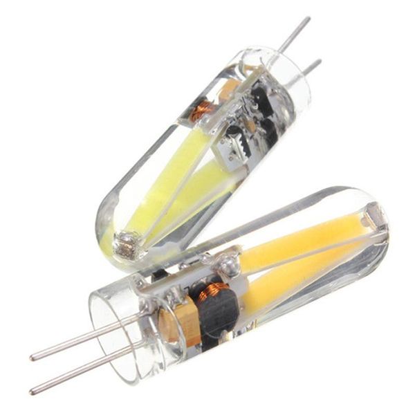 

bulbs 2w g4 led light small 12v 6v pin lamp glass waterproof miniature bulb 10pcs
