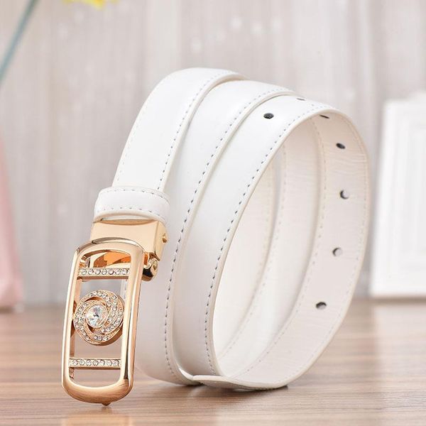 

belts women's genuine leather belt brand fashion superior quality alloy smooth buckle waist animal an crown decorate cowhide, Black;brown