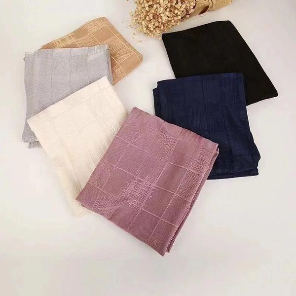 

scarves women trendy fashion stretchy jersey hijab for 2021, Blue;gray