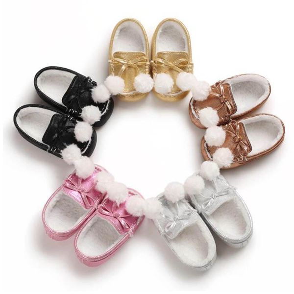 

first walkers winter chiristmas baby shoes plush warm infant sneakers born moccasins toddler boys girls