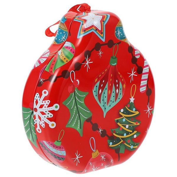 

gift wrap 1pc xmas candy container lovely box tinplate storage