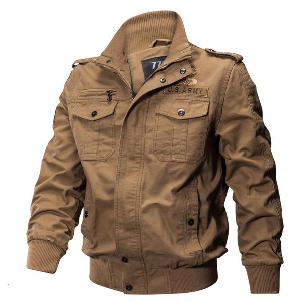 

men's jackets wear autumn washing pure cotton thin jacket large size, Black;brown
