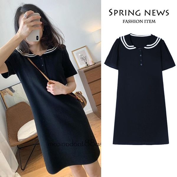 

maternity dresses 72539# dress summer chiffon short sleeves loose midi plus size pregnancy pregnant women mom, White
