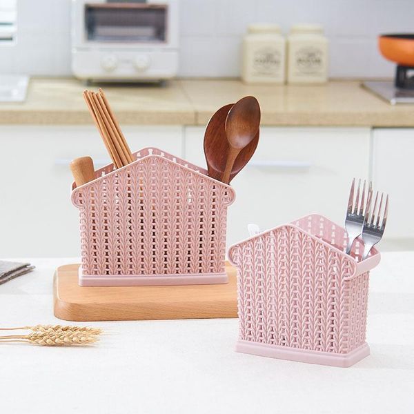 

hanging baskets plastic drain chopsticks spoon rack cage multi-function kitchen cutlery storage basket