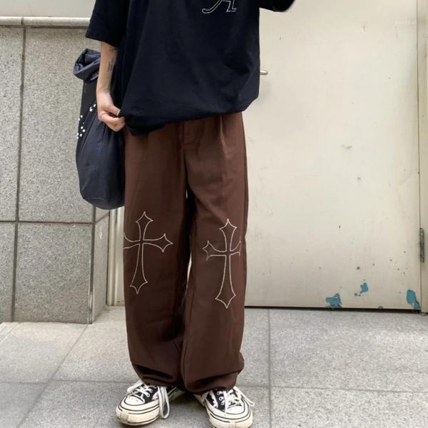 

women's pants & capris black bear print cute girl harajuku autumn trousers female streetwear summer spring fashion gray gothic sweatpan, Black;white