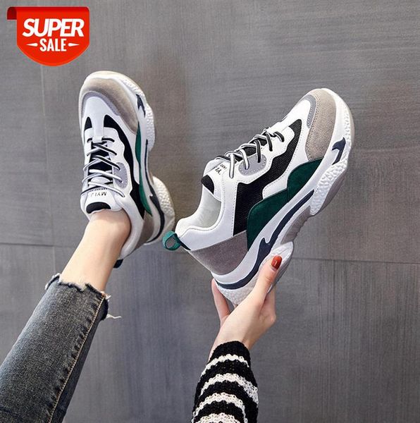 

ins korean version of old women's shoes student sports female harajuku ulzzang increased 666 #pb7q
