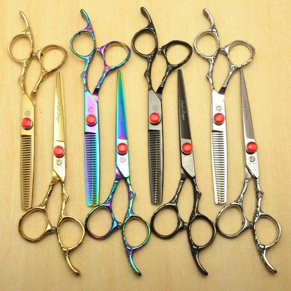 

hair scissors 9002# 6.0'' 17.5cm personalized hairdressing jp440c 62hrc cutting/ thinning professional human