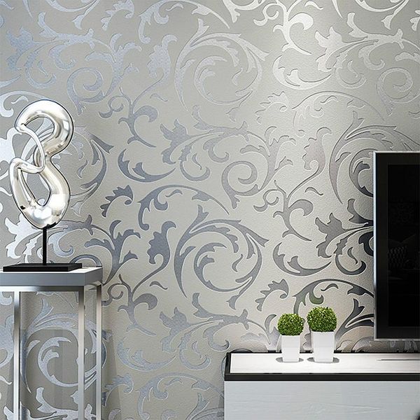

wallpapers 3d european style decoration non-woven wallpaper classic paper roll wall treatment wallcovering papel de parede v1