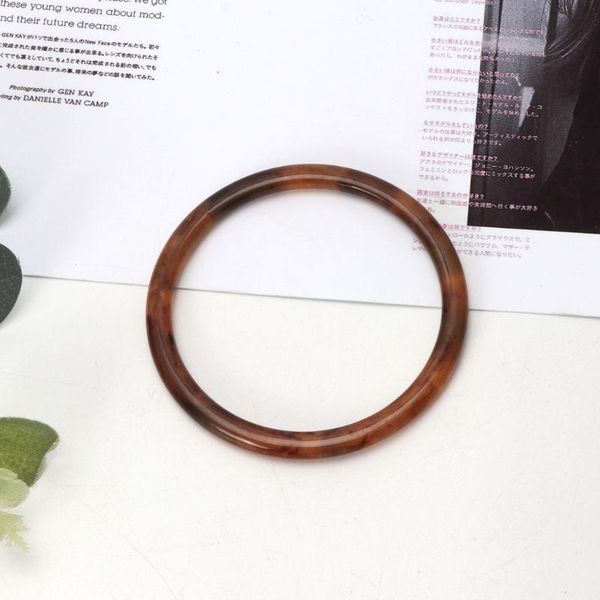 

tennis tortoiseshell acrylic bracelet resin brown leopard mottled bangle women jewelry, Golden;silver