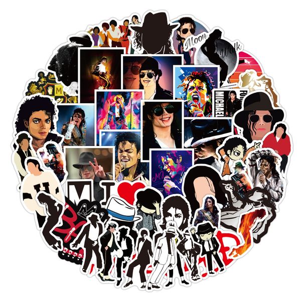 

50 pcs mixed skateboard stickers graffiti famous singer for car lapfridge helmet stickers pad bicycle bike motorcycle ps4 notebook guitar pv