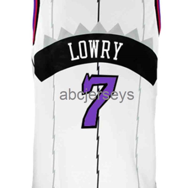 Mens Kyle Lowry Hardwood Classic Night White Swingman Jersey Homens Mulheres Juventude camisa de basquete Tamanho XS-6XL ou personalizado qualquer número de nome