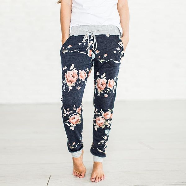 

women's pants & capris ladies women fall print festivals classics comfort elegance winter female womens clothing harem pant, Black;white