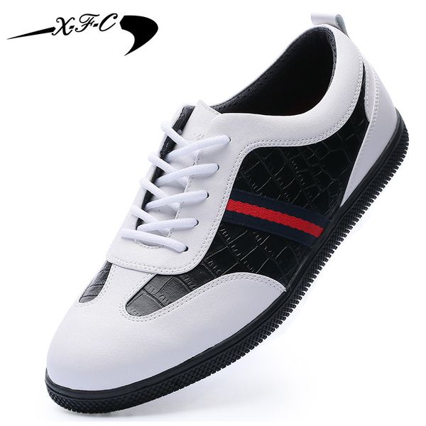 

direct wholesale xfc golf shoe mens waterproof breathable sneakers casual shoes ultra-light non-slip soft bottom, Black