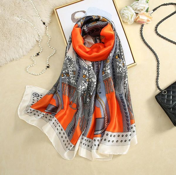 

scarves scarf 100% silk feeling wraps headscarf female bufanda mujer echarpes coverups hijabs bufand de seda foulard en soie solar playa, Blue;gray