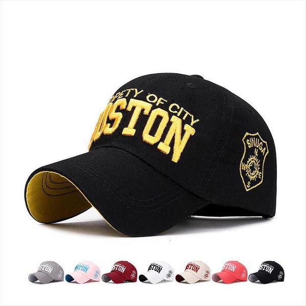 

fashion boston embroidery dad hat men baseball cap wild spring autumn visor caps adjustable hats for and women, Blue;gray