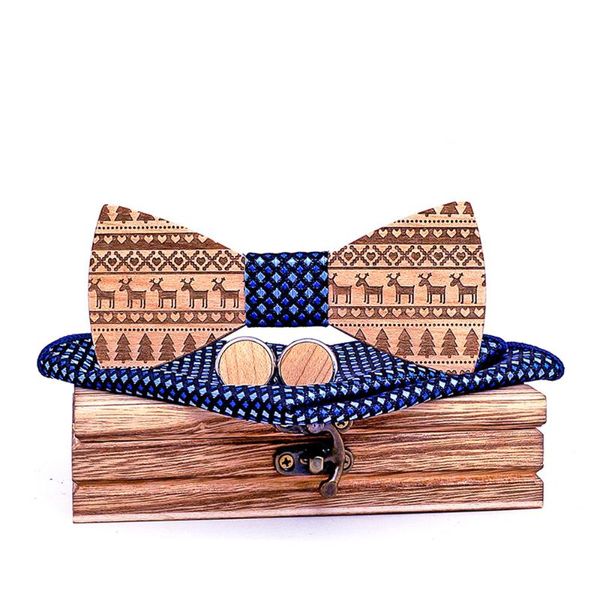 

neck ties wooden bow tie mens shirt handkerchief cufflinks set men's wood bowtie men tuxedo handmade male accessories, Blue;purple