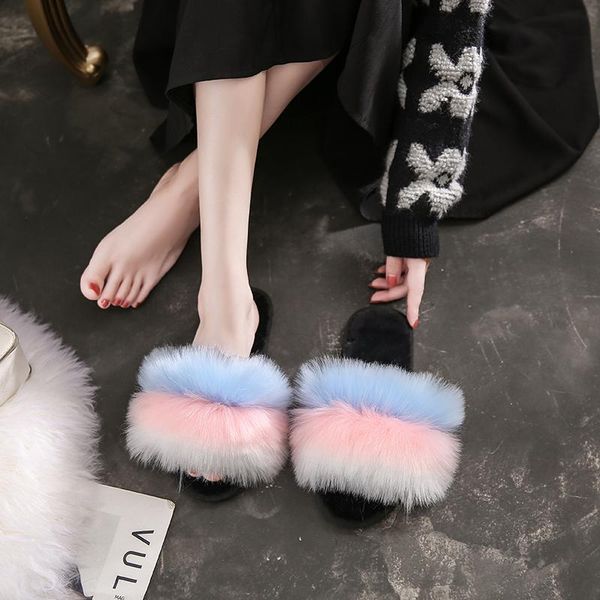 

slippers plush 16 300, Black