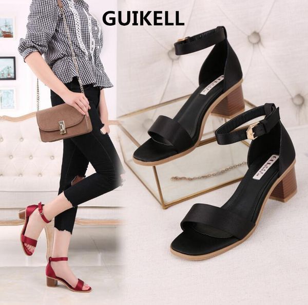 

slippers women sandals square slip-on summer shoes woman, Black