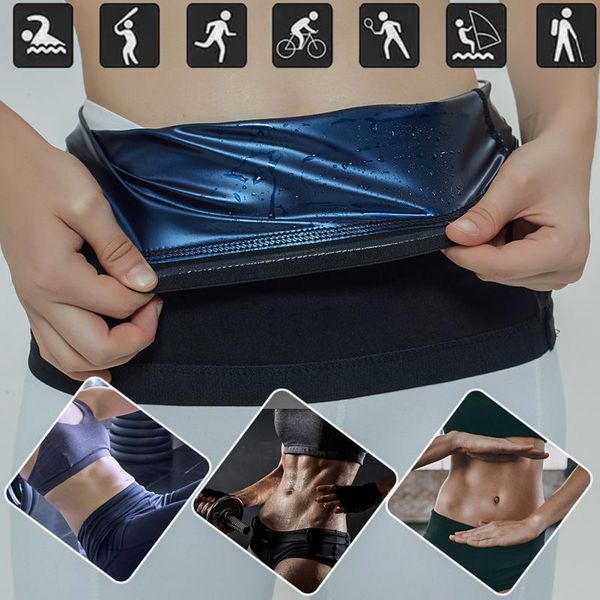 

women's waist trainer daily weight loss sauna sports shaping body slimming belt increased sweating resistance bands