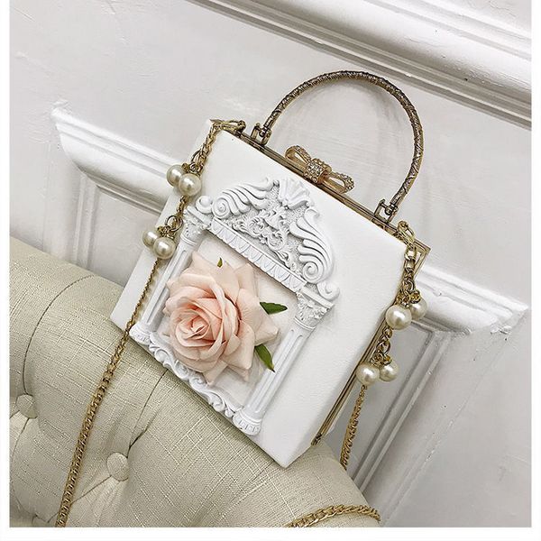 

2021 fashion retro box women's bag