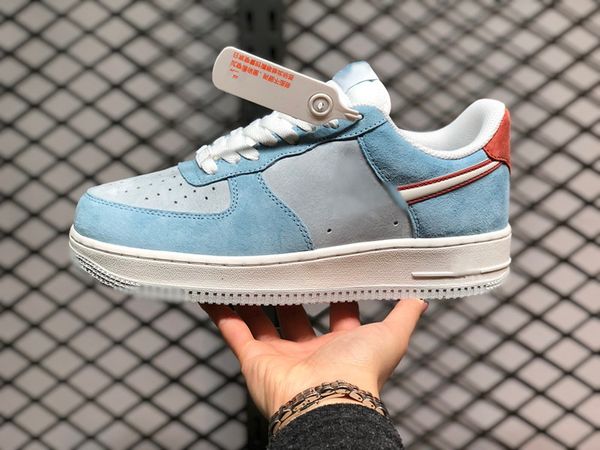 

a1a quality shoes womens mens sneakers 1 07 trainers light blue grey color skateboard walking shoe outdoor sports gym trainers with original