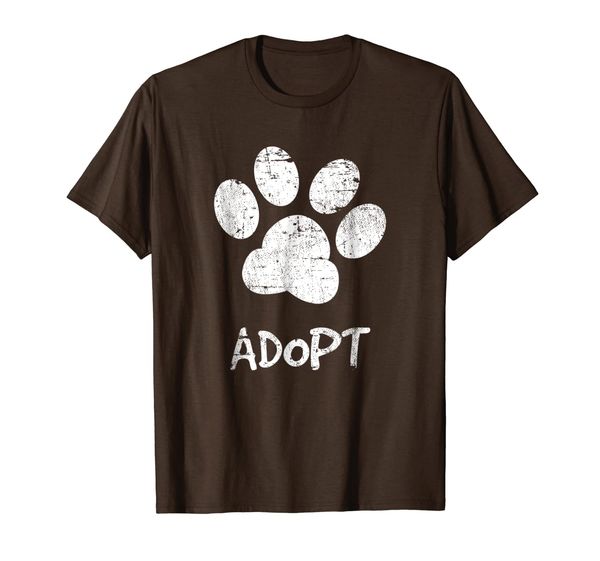 

rescue dogs t-shirt - adopt dogs tee - dop adoption shirt, White;black