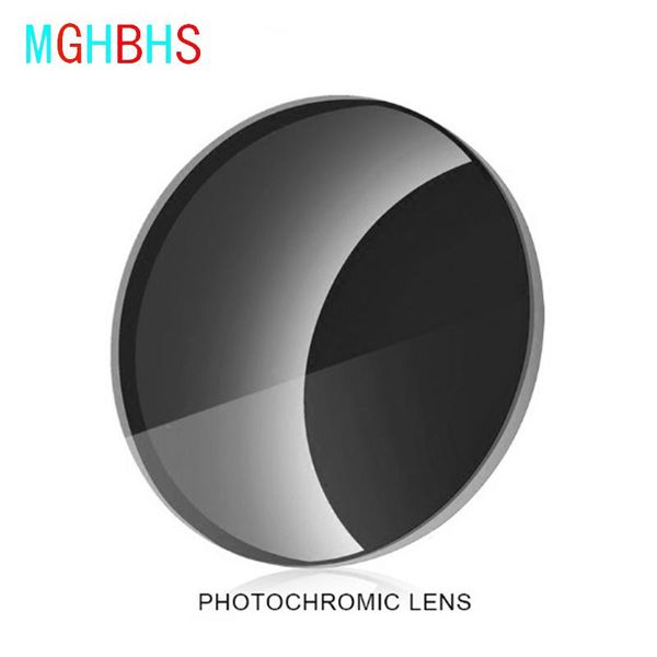 

other fashion accessories mghbhs pochromic series 1.56 1.61 1.67 prescription cr-39 resin aspheric glasses lenses myopia sunglasses lens, Silver