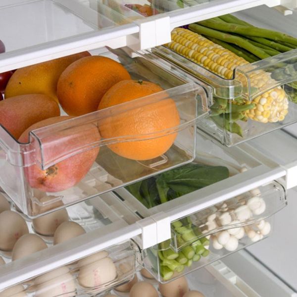 

storage bottles & jars 1pc kitchen fridge organizer rack er shelf holder cupboard