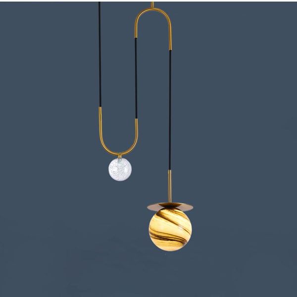 

lights dining room bedroom living hanging lamp home decor luminaire suspension e27 iron glass ball hanglamp wall clocks