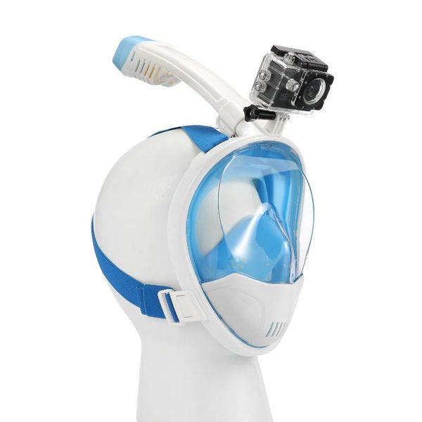 

diving masks summer swimming pool 180Â° wide view mask with detachable mount full face snorkeling