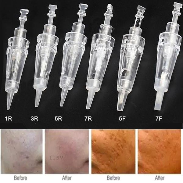 

tattoo needles microblading bayonet cartridge 1r 3r permanent makeup eyebrow machine micro needle sterilized pmu supplies