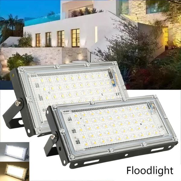

floodlights waterproof ip66 led flood light 50w ac 220v spotlight outdoor garden lighting reflector cast