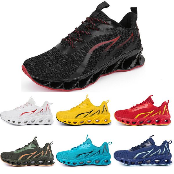 

running shoes non-brand men fashion trainers white black yellow gold navy blue bred green mens sports sneakers #213