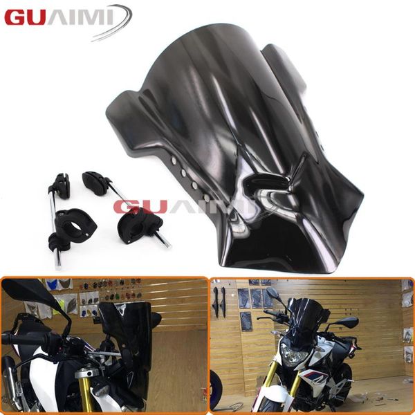 

for mv agusta brutale 1090rr / 675 800/rr 920 motorcycle windshield windscreen 7/8" & 1" &1 1/8" handlebar mount