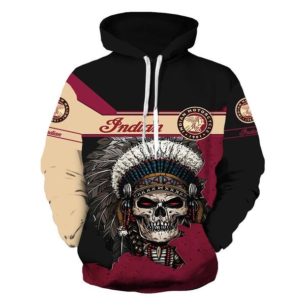 

men's hoodies & sweatshirts motorcycle logo hoodie 3d digital printing men sweatshirt long-sleeve fashion pullover harajuku oversized, Black