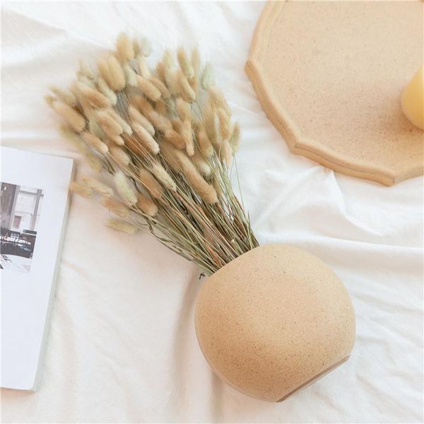 

30/50pcs grass natural dried flowers pampas tail bunch real plant bouquet home wedding decor valentine's day decorative & wreat wreath