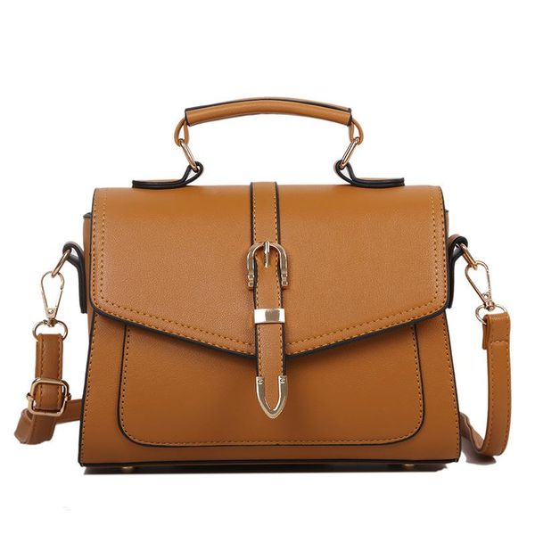 

arrivals women's shoulder bags for female pu leather solid color design retro simple style women daily bag cross body