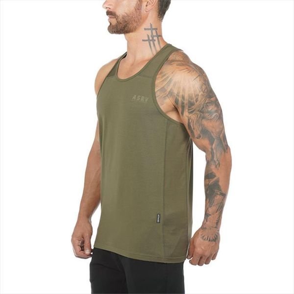 

sleeveless gym tank men running mens shirt vest cotton breathable workout fit dry sport shirts, White;black