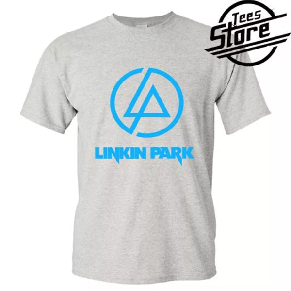 

new linkin park thousand suns logo men's grey t-shirt size s-3xl, White;black