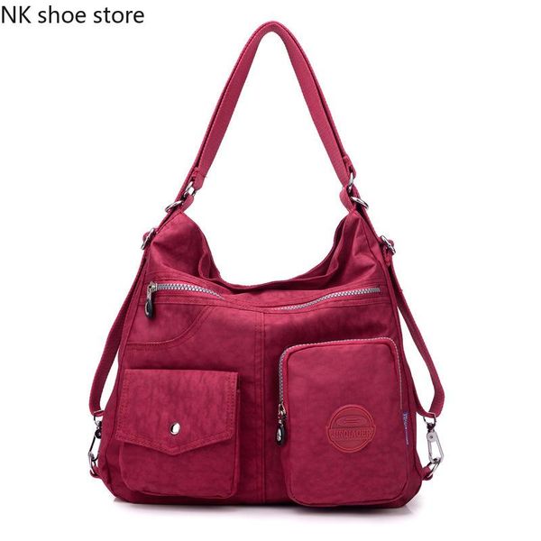 

waterproof women bag double shoulder designer handbags nylon female handbag bags