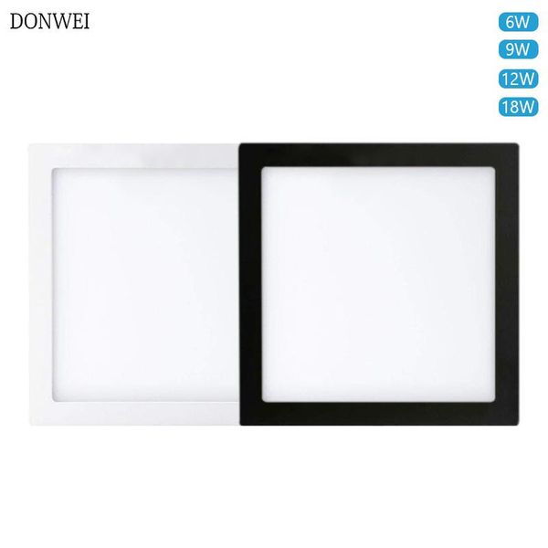 

ceiling lights donwei 6w 9w 12w 18w round square led surface mounted panel light downlight lighting down lamp ac110v 220v driver