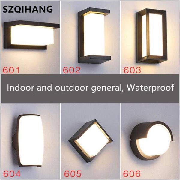 

wall lamps waterproof led light indoor/outdoor creative landscape lighting residential balcony corridor garden villa down sconce