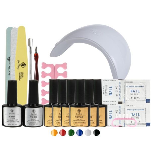 

nail art kits manicure set extension for gel polish sets 36w dryer tools