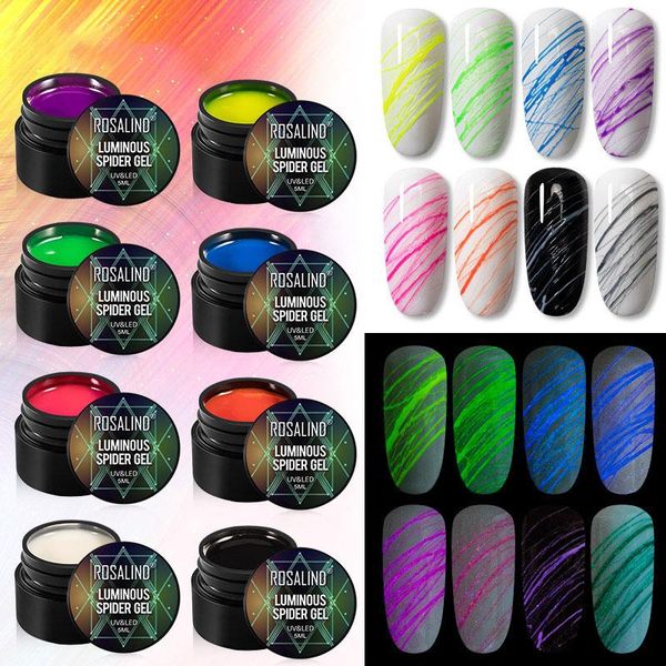 

nail gel spider polish luminous semi permanent paint varnishes, Red;pink