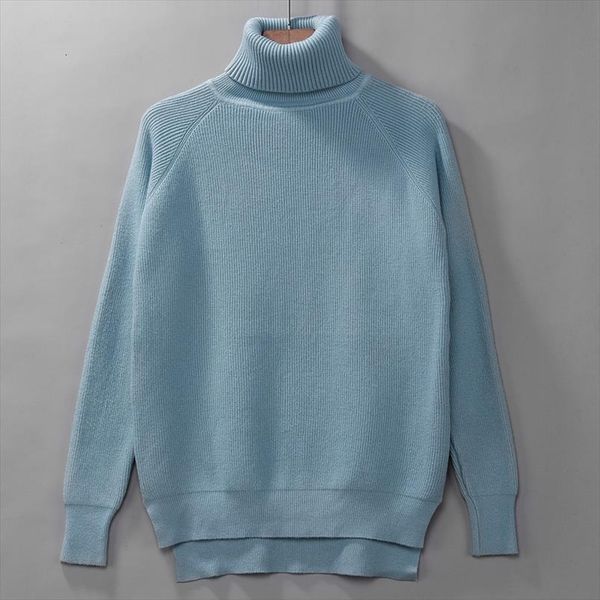 

turtleneck women sweaters winter thick pullover solid knitted for autumn female oversized, White;black